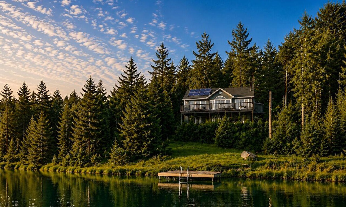 Amherst Ski Chalet | Private Lakefront Off-Grid Chalet | Sauna (Löyly) & Hot Tub w/Pizza Oven & BBQ
