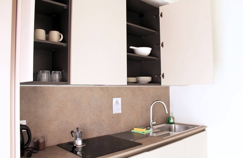 Imola Apartment | Double room, private bathroom outside the room