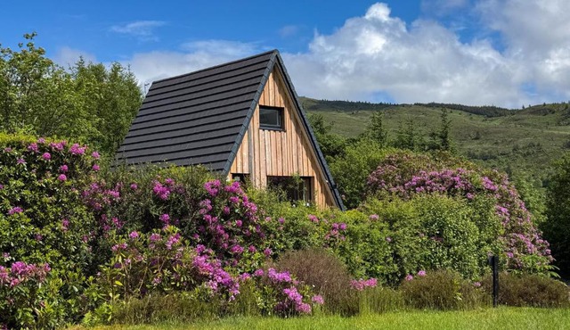 Couples Cabin with Loch & Mountain Views - Quiet Location between Glencoe & Ben Nevis