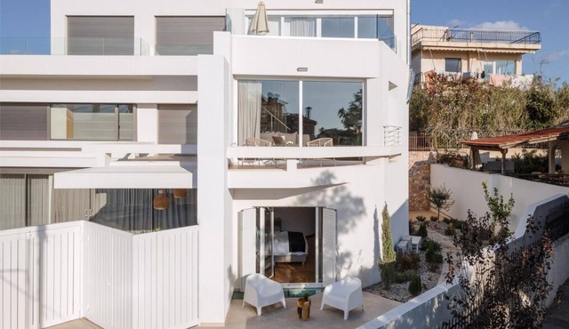 Idyllic Athens Villa | Villa White | 4 Bedrooms | Private Pool | Balcony with.