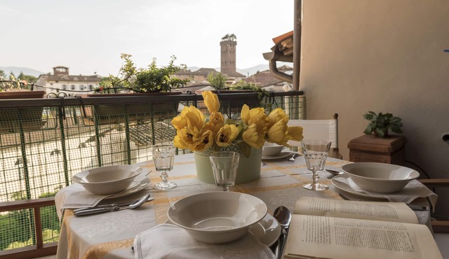 Lucca center: Duke Design apartment with wonderful view