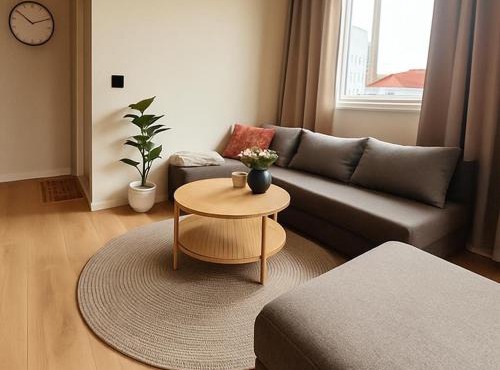 Modern apartment in the middle of the city center