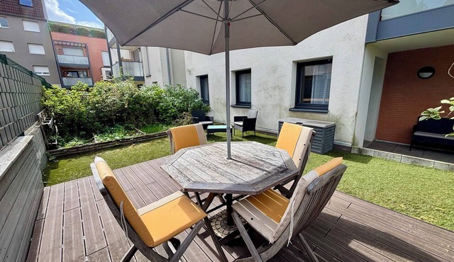 Pleasant apartment with big terrace in Schillik